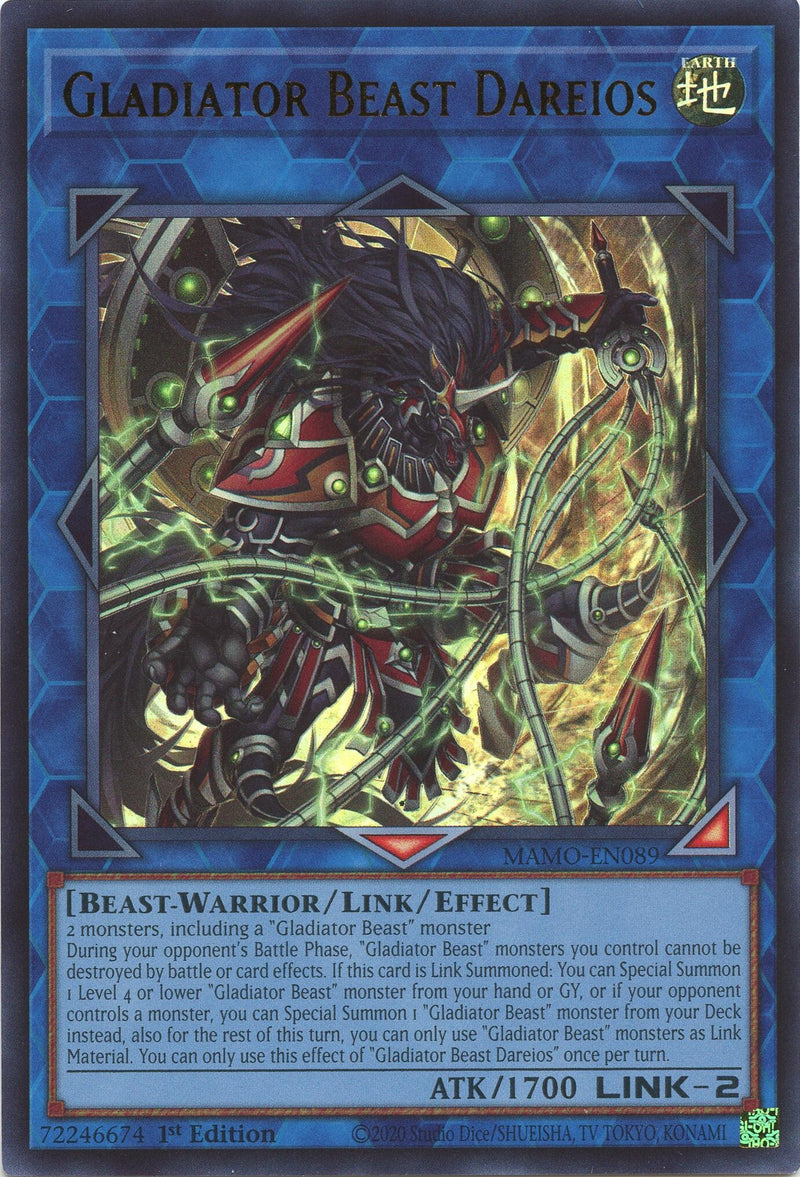Image for Gladiator Beast Dareios (MAMO-EN089) (Magnificent Monsters) (MAMO) - YuGiOh