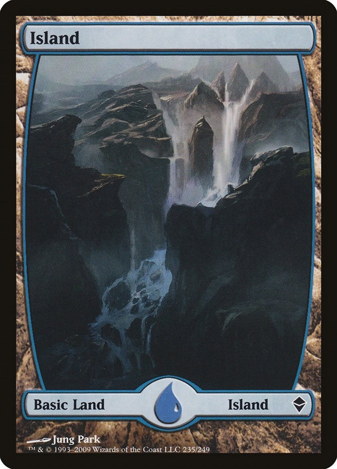 Island 235 Full Art (235) [ZEN]