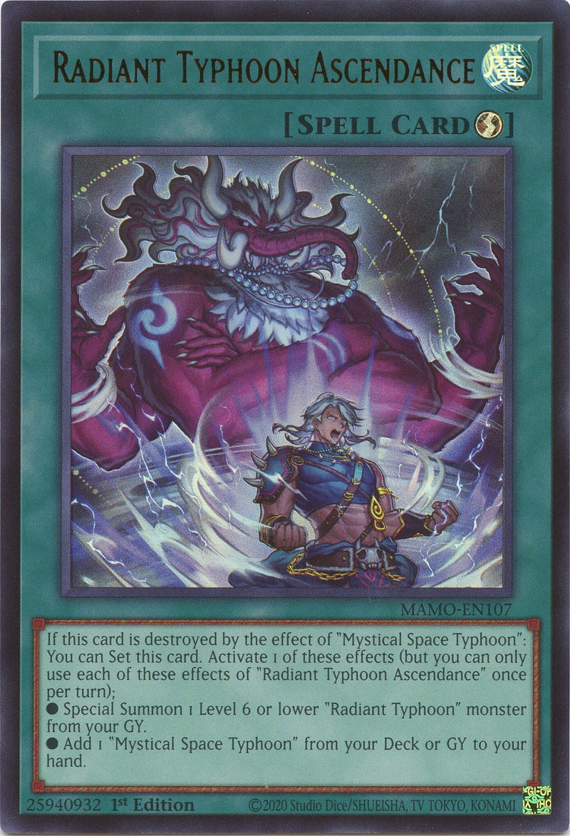 Image for Radiant Typhoon Ascendance (MAMO-EN107) (Magnificent Monsters) (MAMO) - YuGiOh