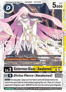 Image for Sistermon Blanc (Awakened) // Divine Pierce (Awakened) (EX13-065 R) (Chivalrous XIII) (EX-13) - Digimon Card Game