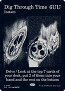 Image for Dig Through Time (0137) (137) (Secret Lair x MSCHF: The Zeta Set) (SLZ) - Magic: The Gathering
