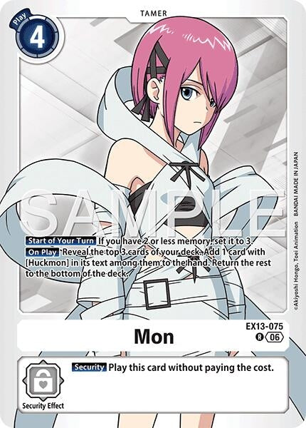 Image for Mon (EX13-075 R) (Chivalrous XIII) (EX-13) - Digimon Card Game