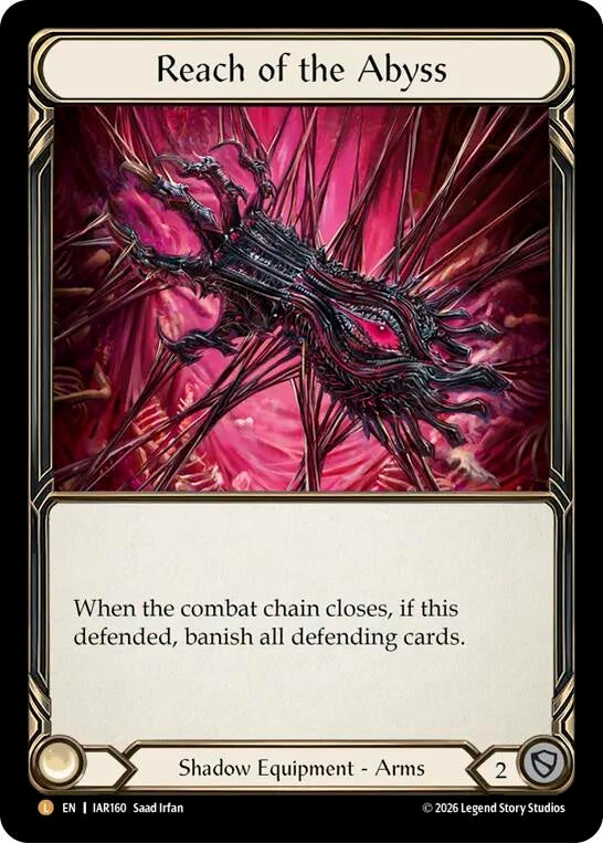 Image for Reach of the Abyss (IAR160) (Usurp the Shadow Throne) (IAR) - Flesh and Blood TCG