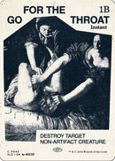 Image for Go for the Throat (0042) (42) (Secret Lair x MSCHF: The Zeta Set) (SLZ) - Magic: The Gathering
