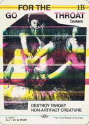Image for Go for the Throat (0284) (284) (Secret Lair x MSCHF: The Zeta Set) (SLZ) - Magic: The Gathering
