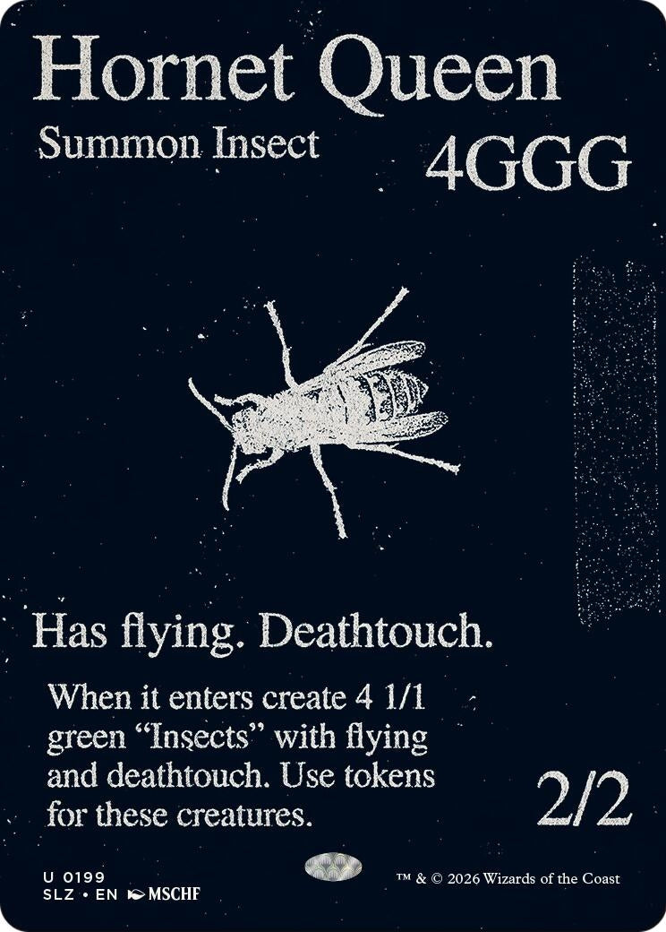 Image for Hornet Queen (0199) (199) (Secret Lair x MSCHF: The Zeta Set) (SLZ) - Magic: The Gathering