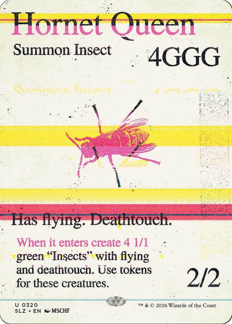 Image for Hornet Queen (0320) (320) (Secret Lair x MSCHF: The Zeta Set) (SLZ) - Magic: The Gathering