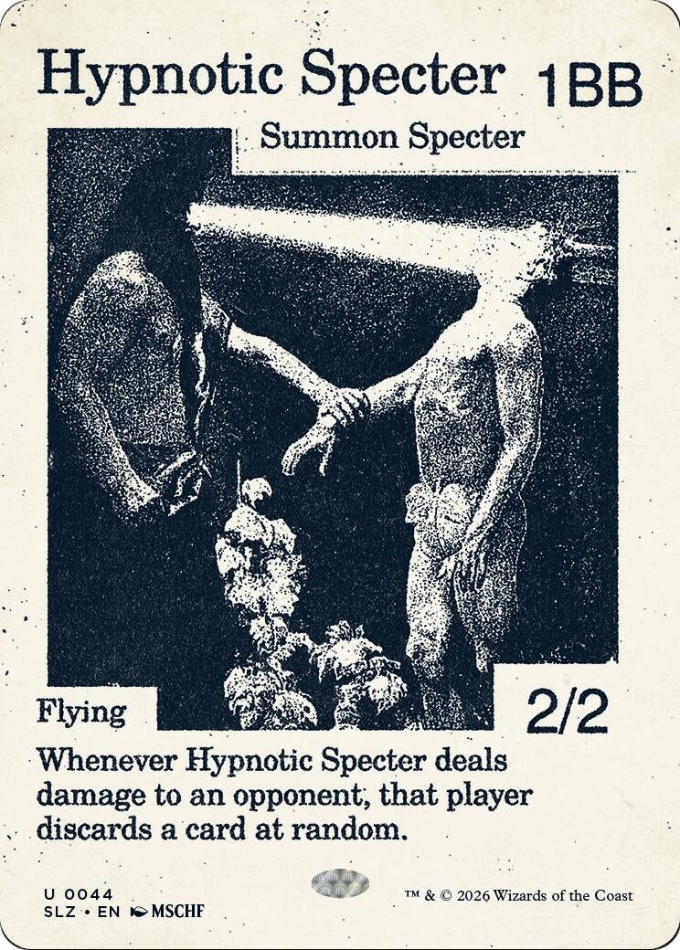 Image for Hypnotic Specter (0044) (44) (Secret Lair x MSCHF: The Zeta Set) (SLZ) - Magic: The Gathering