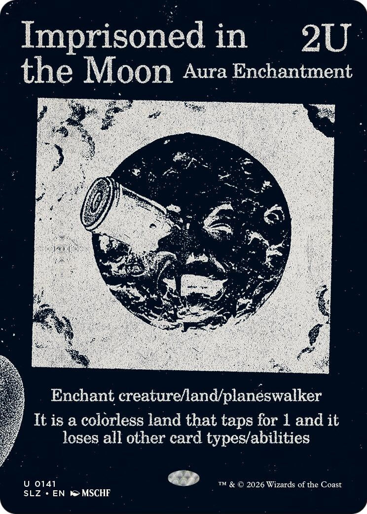 Image for Imprisoned in the Moon (0141) (141) (Secret Lair x MSCHF: The Zeta Set) (SLZ) - Magic: The Gathering