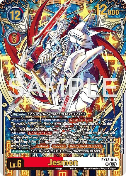 Image for Jesmon (EX13-014 UR) (Chivalrous XIII) (EX-13) - Digimon Card Game