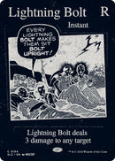 Image for Lightning Bolt (0184) (184) (Secret Lair x MSCHF: The Zeta Set) (SLZ) - Magic: The Gathering