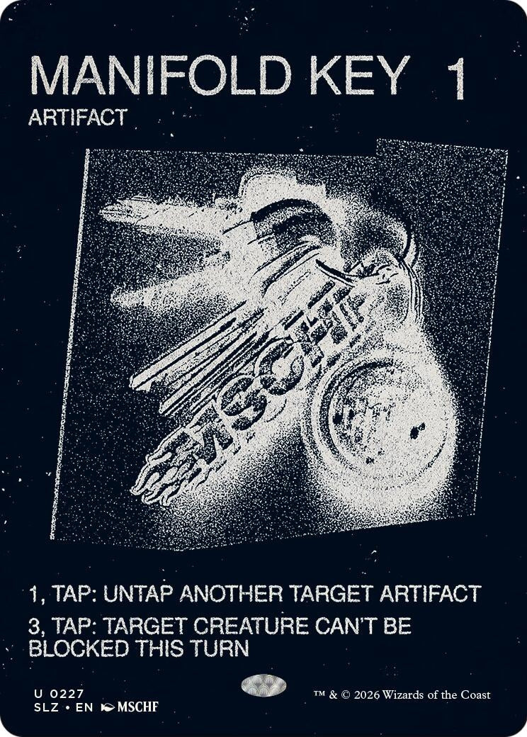 Image for Manifold Key (0227) (227) (Secret Lair x MSCHF: The Zeta Set) (SLZ) - Magic: The Gathering