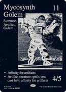 Image for Mycosynth Golem (0229) (229) (Secret Lair x MSCHF: The Zeta Set) (SLZ) - Magic: The Gathering