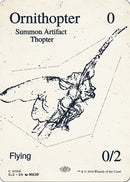 Image for Ornithopter (0109) (109) (Secret Lair x MSCHF: The Zeta Set) (SLZ) - Magic: The Gathering