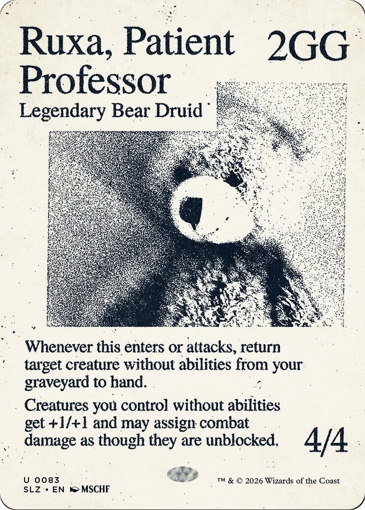 Image for Ruxa, Patient Professor (0083) (83) (Secret Lair x MSCHF: The Zeta Set) (SLZ) - Magic: The Gathering