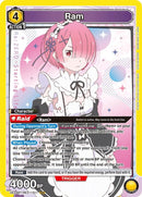 Image for Ram (011) (UE24BT/REZ-1-011) (UE24BT: Re:ZERO -Starting Life in Another World-) (UE24BT) - Union Arena