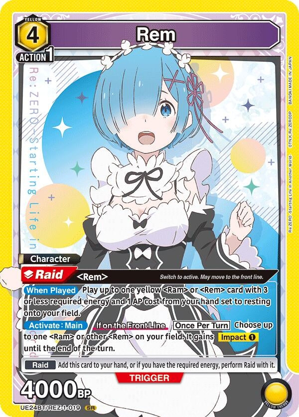 Image for Rem (019) (UE24BT/REZ-1-019) (UE24BT: Re:ZERO -Starting Life in Another World-) (UE24BT) - Union Arena