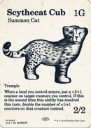 Image for Scythecat Cub (0085) (85) (Secret Lair x MSCHF: The Zeta Set) (SLZ) - Magic: The Gathering