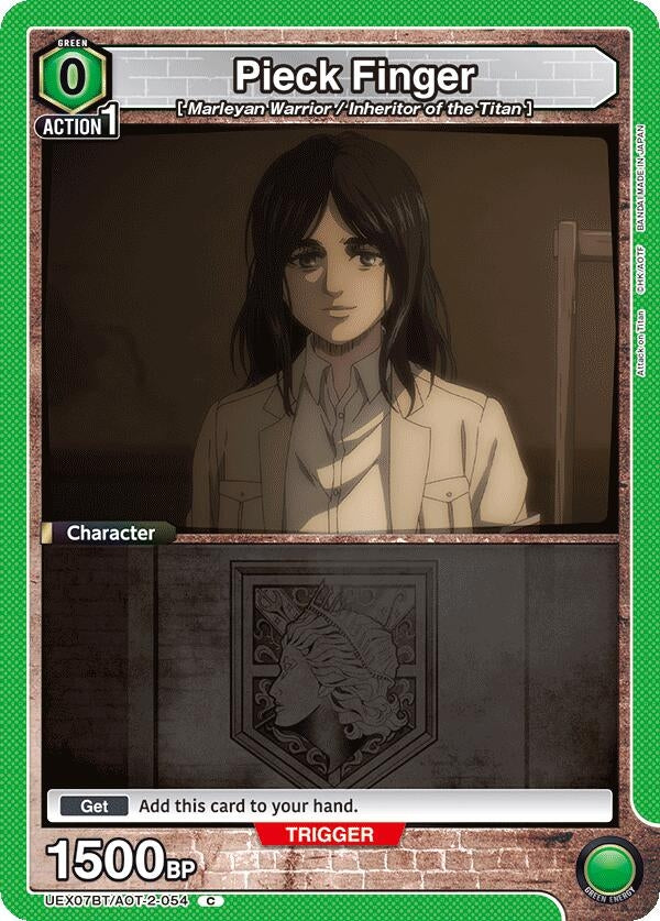 Image for Pieck Finger (054) (UEX07BT/AOT-2-054) (UEX07BT: Attack on Titan Vol. 2) (UEX07BT) - Union Arena