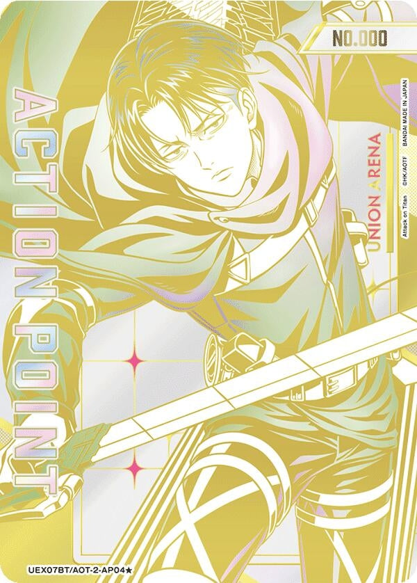 Image for Action Point Card (AP04) (Serial Numbered) (UEX07BT/AOT-2-AP04) (UEX07BT: Attack on Titan Vol. 2) (UEX07BT) - Union Arena