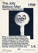 Image for The Jolly Balloon Man (0091) (91) (Secret Lair x MSCHF: The Zeta Set) (SLZ) - Magic: The Gathering