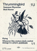 Image for Thrummingbird (0032) (32) (Secret Lair x MSCHF: The Zeta Set) (SLZ) - Magic: The Gathering