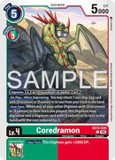 Image for Coredramon - EX13-039 (EX13-039 C) (Chivalrous XIII) (EX-13) - Digimon Card Game
