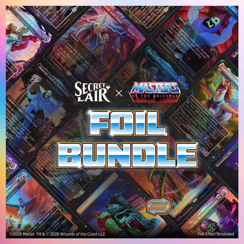 Image for Secret Lair: The Most Powerful Superdrop in the Universe: For the Honor of Grayskull Foil Bundle - Magic: The Gathering