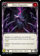 Image for Runic Disposition (SBW017) (Silver Age: Usurp the Shadow Throne) (SAT) - Flesh and Blood TCG