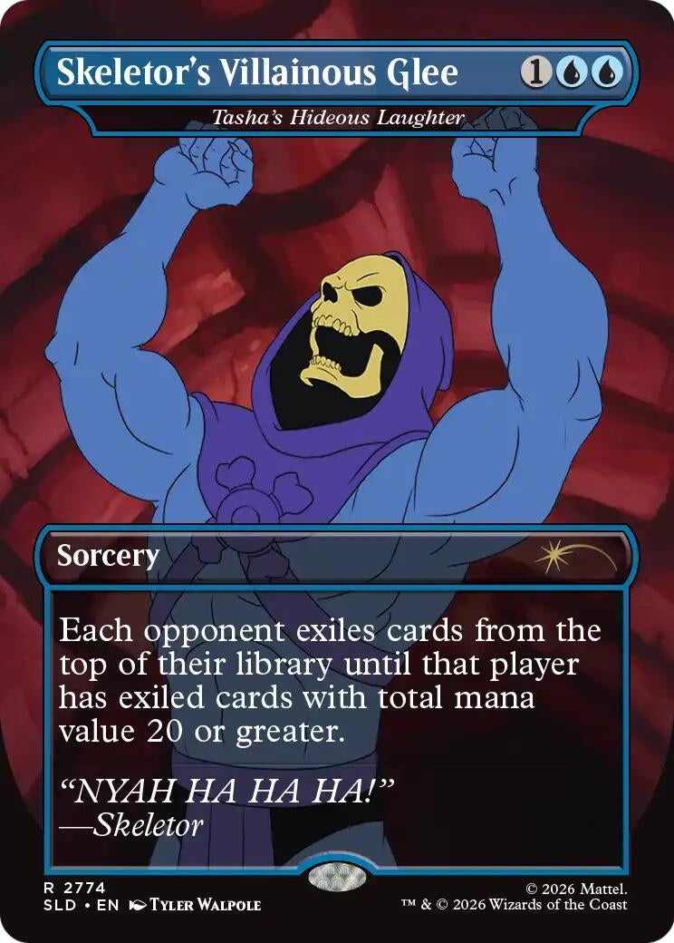 Image for Skeletor's Villainous Glee - Tasha's Hideous Laughter (2774) (Secret Lair Drop Series) (SLD) - Magic: The Gathering