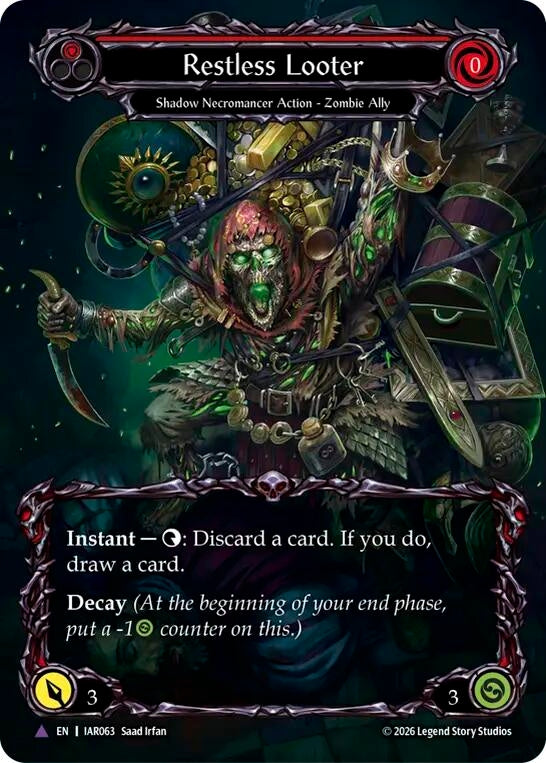 Image for Restless Looter (Marvel) (IAR063) (Usurp the Shadow Throne) (IAR) - Flesh and Blood TCG