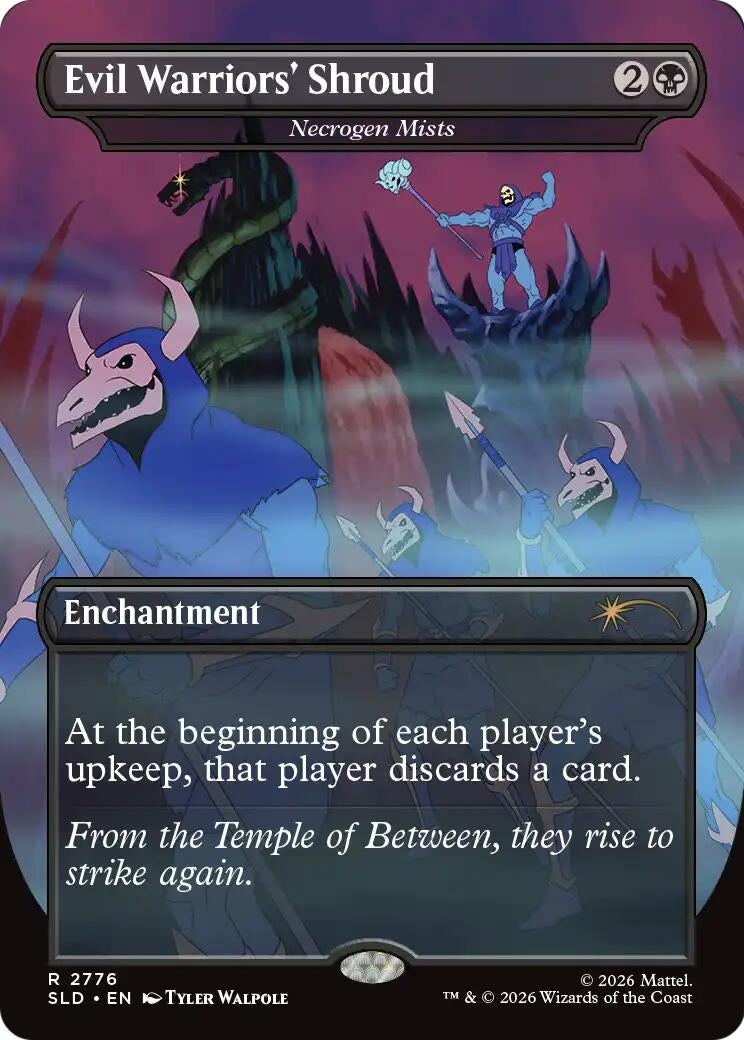 Image for Evil Warriors' Shroud - Necrogen Mists (2776) (Secret Lair Drop Series) (SLD) - Magic: The Gathering
