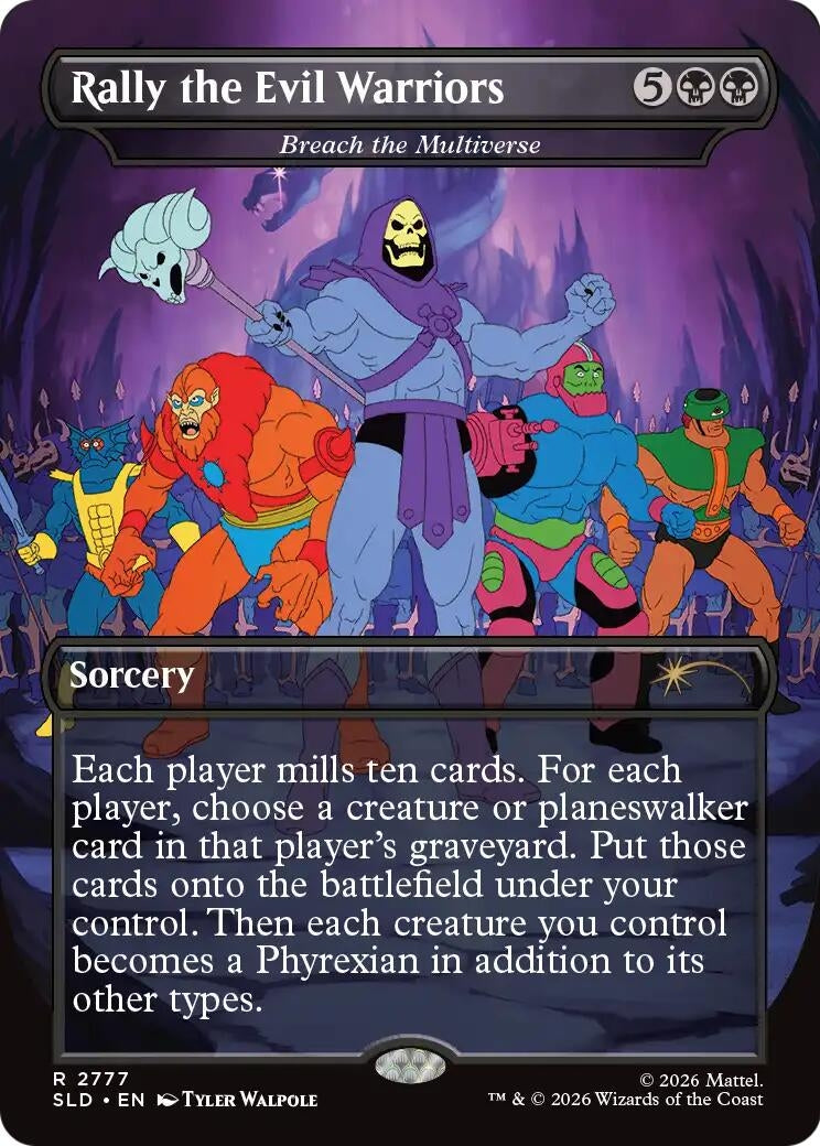 Image for Rally the Evil Warriors - Breach the Multiverse (2777) (Secret Lair Drop Series) (SLD) - Magic: The Gathering