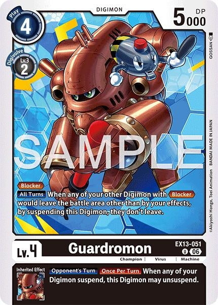 Image for Guardromon (EX13-051 U) (Chivalrous XIII) (EX-13) - Digimon Card Game