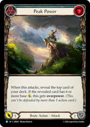 Image for Peak Power (Blue) (IAR043) (Usurp the Shadow Throne) (IAR) - Flesh and Blood TCG