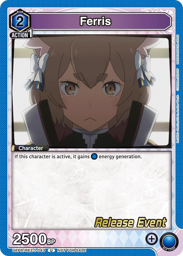 Image for Ferris (043) (UEPR/REZ-1-043) (UE24BT: Re:ZERO -Starting Life in Another World- Release Event Cards) (UE24BT_RE) - Union Arena