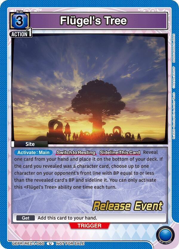 Image for Flugel's Tree (UEPR/REZ-1-060) (UE24BT: Re:ZERO -Starting Life in Another World- Release Event Cards) (UE24BT_RE) - Union Arena