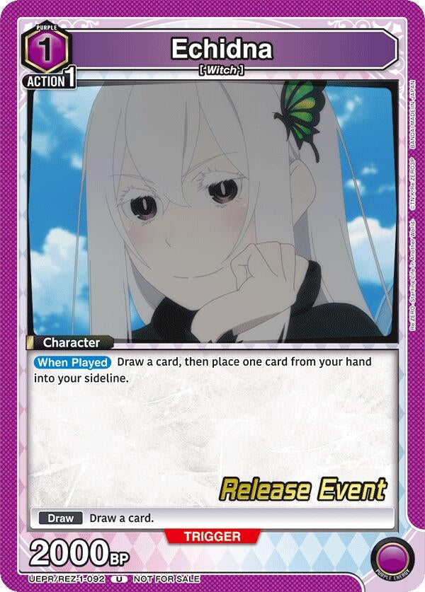 Image for Echidna (092) (UEPR/REZ-1-092) (UE24BT: Re:ZERO -Starting Life in Another World- Release Event Cards) (UE24BT_RE) - Union Arena