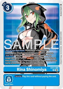 Image for Rina Shinomiya (EX13-069 R) (Chivalrous XIII) (EX-13) - Digimon Card Game