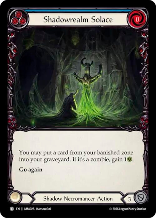 Image for Shadowrealm Solace (AMA025) (Armory Deck: Malice) (AMA) - Flesh and Blood TCG
