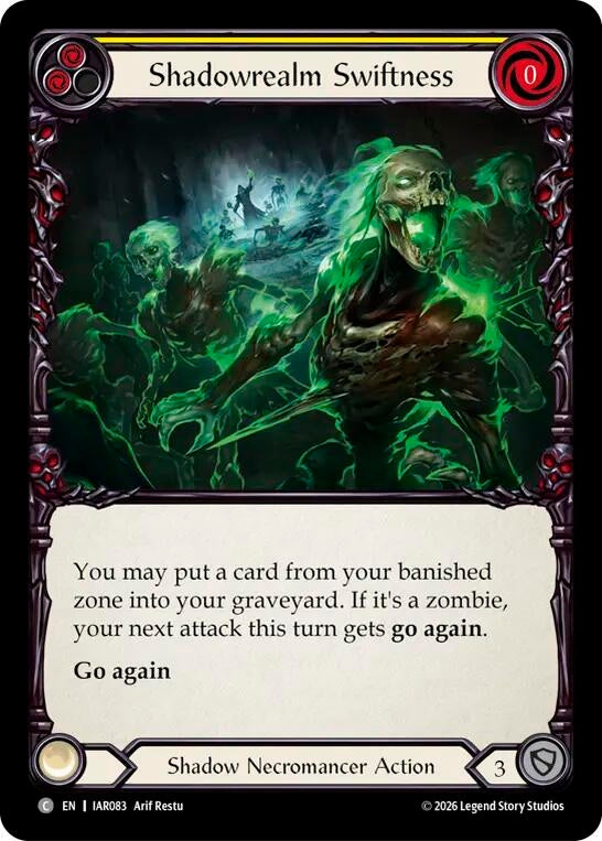 Image for Shadowrealm Swiftness (IAR083) (Usurp the Shadow Throne) (IAR) - Flesh and Blood TCG