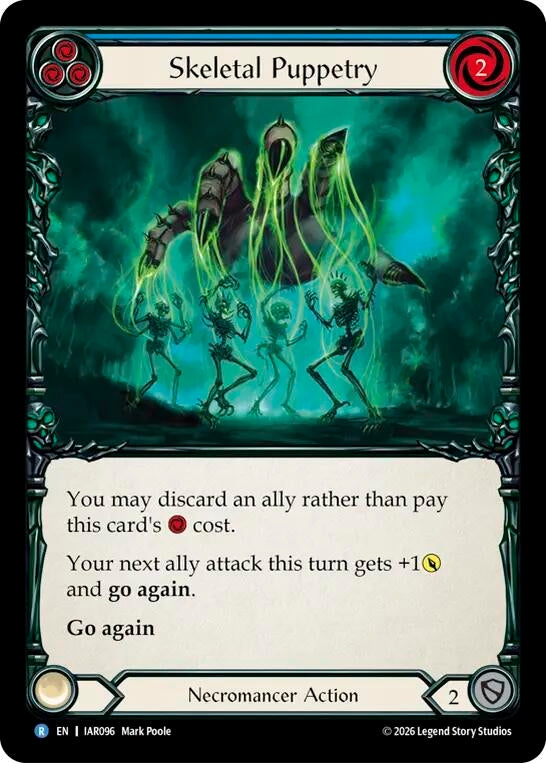 Image for Skeletal Puppetry (Blue) (IAR096) (Usurp the Shadow Throne) (IAR) - Flesh and Blood TCG