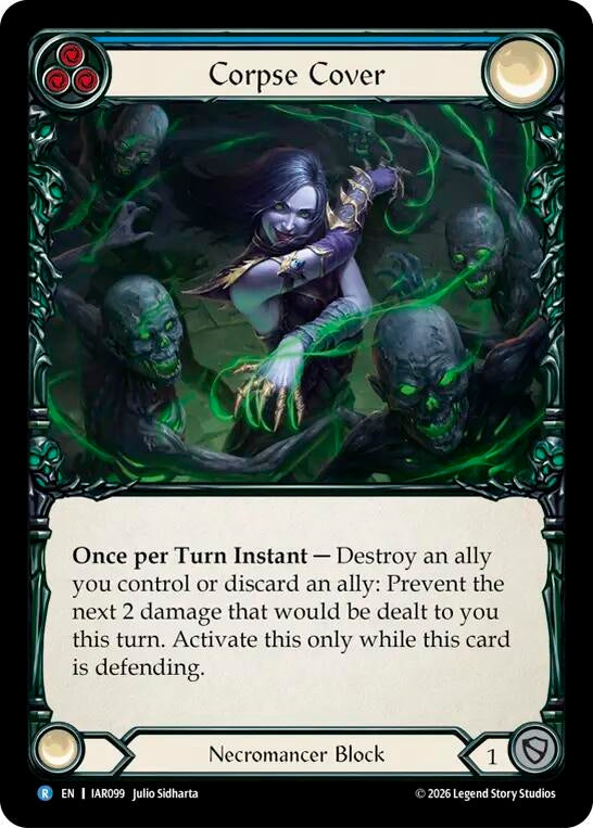 Image for Corpse Cover (Blue) (IAR099) (Usurp the Shadow Throne) (IAR) - Flesh and Blood TCG