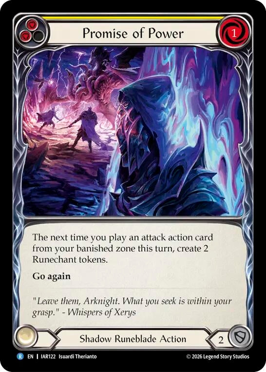 Image for Promise of Power (IAR122) (Usurp the Shadow Throne) (IAR) - Flesh and Blood TCG