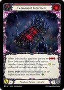 Image for Permanent Interment (Red) (IAR191) (Usurp the Shadow Throne) (IAR) - Flesh and Blood TCG