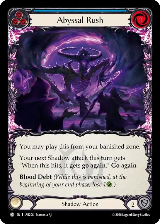 Image for Abyssal Rush (IAR208) (Usurp the Shadow Throne) (IAR) - Flesh and Blood TCG