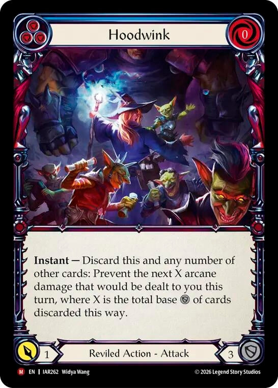 Image for Hoodwink (IAR262) (Usurp the Shadow Throne) (IAR) - Flesh and Blood TCG