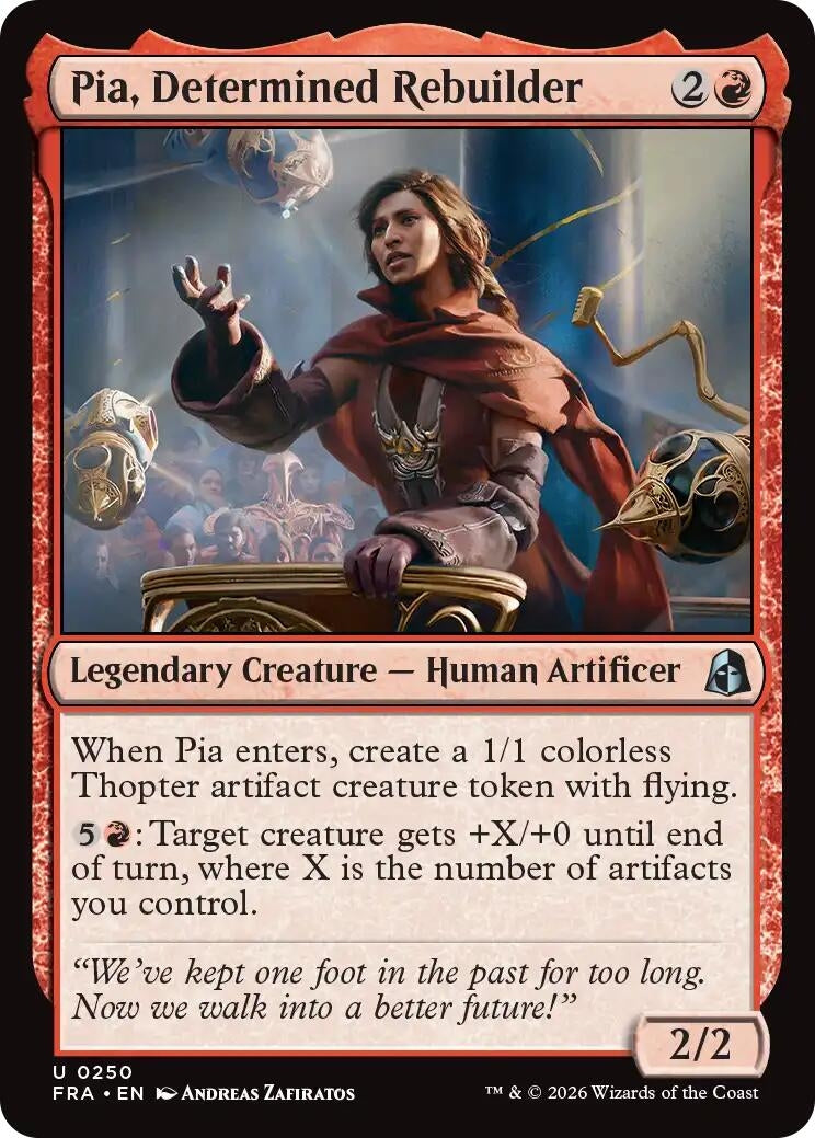 Pia, Determined Rebuilder (250) (Reality Fracture)