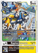 Image for Raptordramon (EX13-055 C) (Chivalrous XIII) (EX-13) - Digimon Card Game
