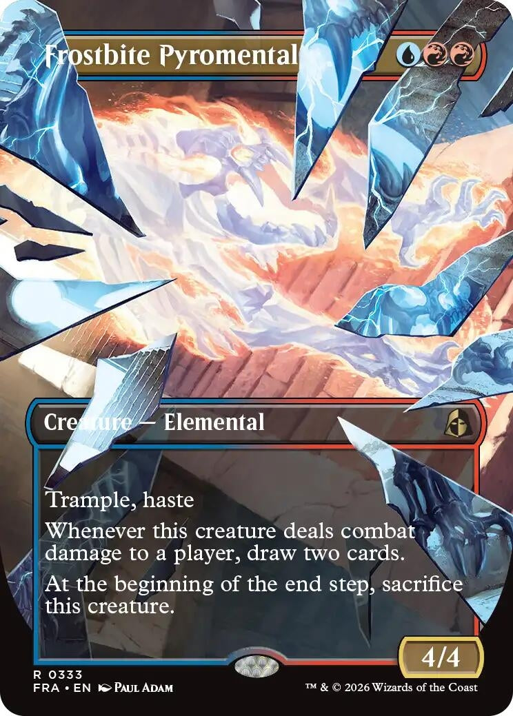 Image for Frostbite Pyromental (Borderless) (333) (Reality Fracture) (FRA) - Magic: The Gathering